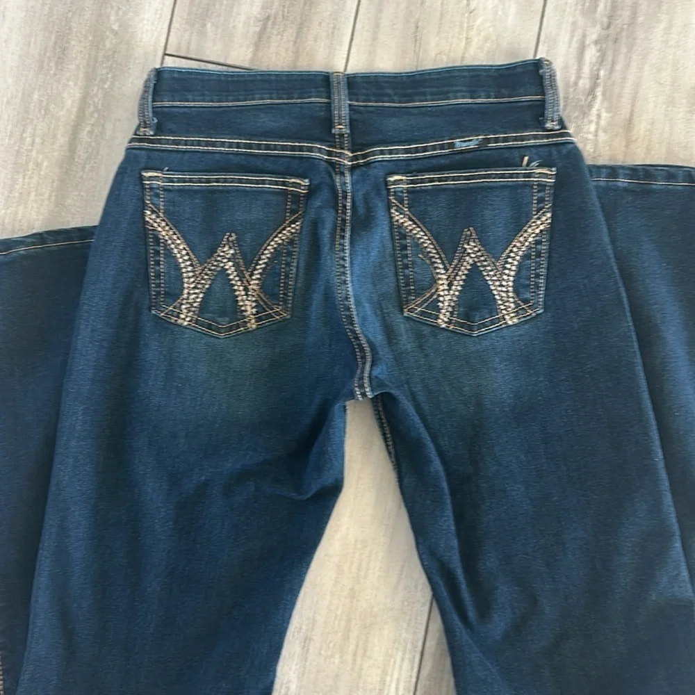 Wrangler Q Baby boot cut jeans size 3/4 x 32 cowgirl western